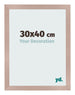 Cornice 30x40 cm Rosa Antico MDF Bologna Davanti Dimensione | Yourdecoration.it