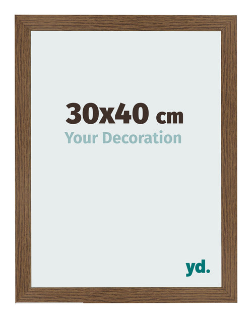 Cornice 30x40 cm Rovere Rustico MDF Bologna Davanti Dimensione | Yourdecoration.it