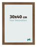 Cornice 30x40 cm Rovere Rustico MDF Bologna Davanti Dimensione | Yourdecoration.it