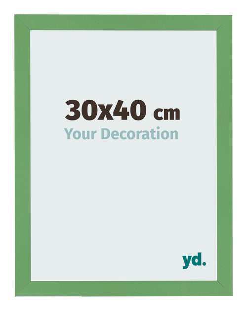 Cornice 30x40 cm Verde MDF Bologna Davanti Dimensione | Yourdecoration.it