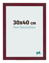 Cornice 30x40 cm Vino Rosso Spazzato MDF Bologna Davanti Dimensione | Yourdecoration.it
