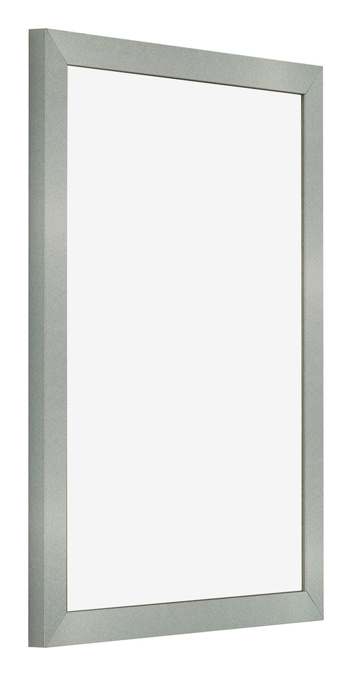 Cornice 30x40cm Alluminio Spazzolato MDF Bologna Davanti Obliquo | Yourdecoration.it