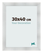Cornice 30x40cm Alluminio Spazzolato MDF Pisa Davanti Dimensione | Yourdecoration.it
