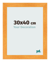 Cornice 30x40cm Arancione MDF Pisa Davanti Dimensione | Yourdecoration.it