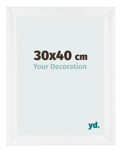 Cornice 30x40cm Bianco Vintage MDF Pisa Davanti Dimensione | Yourdecoration.it