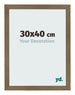 Cornice 30x40cm Bronzo Decorativo MDF Bologna Davanti Dimensione | Yourdecoration.it