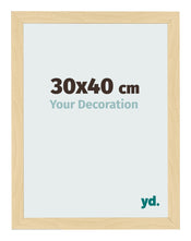 Cornice 30x40cm Faggio Decorativo MDF Bologna Davanti Dimensione | Yourdecoration.it