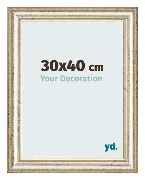 Cornice 30x40cm Lucentezza Metallica MDF Lazio Davanti Dimensione | Yourdecoration.it