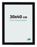 Cornice 30x40cm Nero Lucente MDF Bologna Davanti Dimensione | Yourdecoration.it