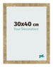 Cornice 30x40cm Oro Antico MDF Bologna Davanti Dimensione | Yourdecoration.it