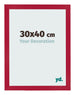 Cornice 30x40cm Rosso MDF Bologna Davanti Dimensione | Yourdecoration.it
