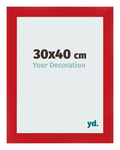 Cornice 30x40cm Rosso MDF Pisa Davanti Dimensione | Yourdecoration.it