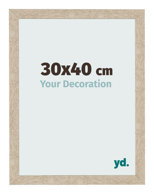Cornice 30x40cm Rovere MDF Bologna Davanti Dimensione | Yourdecoration.it