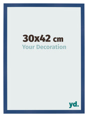 Cornice 30x42 cm Blu Scuro MDF Bologna Davanti Dimensione | Yourdecoration.it