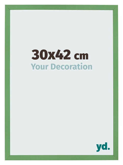 Cornice 30x42 cm Verde MDF Bologna Davanti Dimensione | Yourdecoration.it