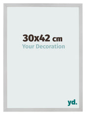 Cornice 30x42cm Acciaio Inox MDF Bologna Davanti Dimensione | Yourdecoration.it