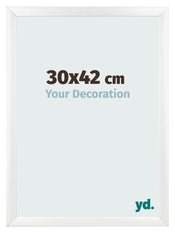 Cornice 30x42cm Bianco Vintage MDF Pisa Davanti Dimensione | Yourdecoration.it