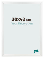Cornice 30x42cm Bianco Vintage MDF Pisa Davanti Dimensione | Yourdecoration.it