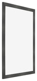Cornice 30x42cm Nero Argento Lucido MDF Pisa Davanti Obliquo | Yourdecoration.it