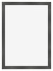 Cornice 30x42cm Nero Argento Lucido MDF Pisa Davanti | Yourdecoration.it