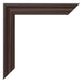 Cornice 30x42cm Quercia Scura MDF Lazio Dettaglio Angolo | Yourdecoration.it