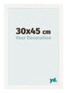 Cornice 30x45 cm Bianco Lucente MDF Bologna Davanti Dimensione | Yourdecoration.it