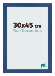 Cornice 30x45 cm Blu Scuro MDF Bologna Davanti Dimensione | Yourdecoration.it