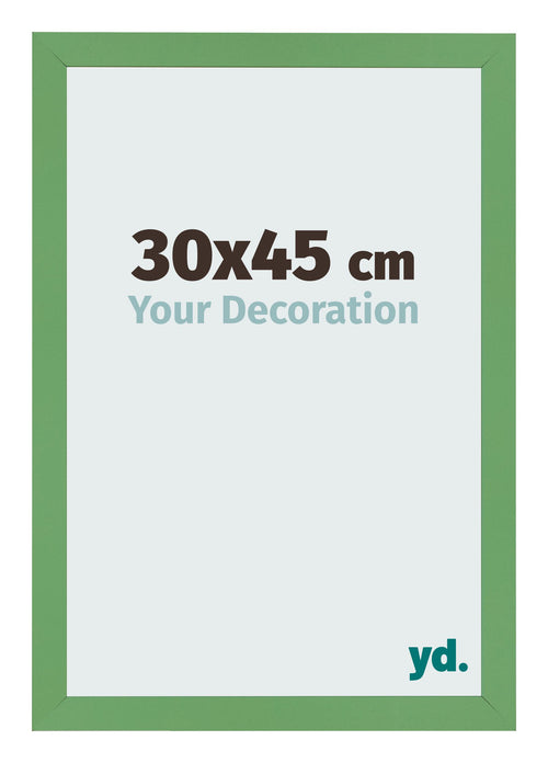 Cornice 30x45 cm Verde MDF Bologna Davanti Dimensione | Yourdecoration.it