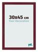 Cornice 30x45 cm Vino Rosso Spazzato MDF Bologna Davanti Dimensione | Yourdecoration.it
