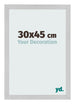 Cornice 30x45cm Acciaio Inox MDF Bologna Davanti Dimensione | Yourdecoration.it