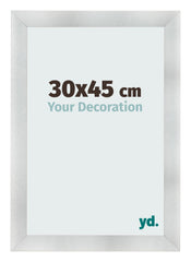 Cornice 30x45cm Alluminio Spazzolato MDF Pisa Davanti Dimensione | Yourdecoration.it