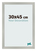 Cornice 30x45cm Argento Opaco MDF Bologna Davanti Dimensione | Yourdecoration.it