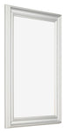 Cornice 30x45cm Bianco Spazzato MDF Lazio Davanti Obliquo | Yourdecoration.it