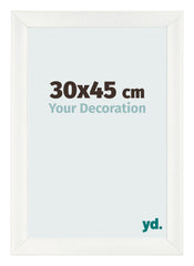 Cornice 30x45cm Bianco Vintage MDF Pisa Davanti Dimensione | Yourdecoration.it