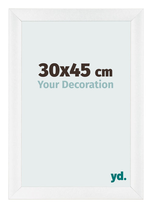 Cornice 30x45cm Bianco Vintage MDF Pisa Davanti Dimensione | Yourdecoration.it