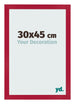 Cornice 30x45cm Rosso MDF Bologna Davanti Dimensione | Yourdecoration.it