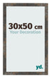 Cornice 30x50 cm Metallo Ossidato MDF Bologna Davanti Dimensione | Yourdecoration.it