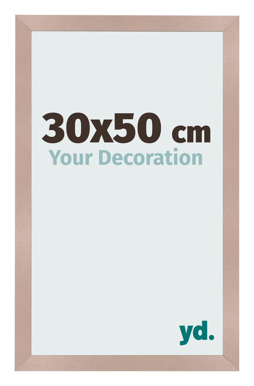 Cornice 30x50 cm Rosa Antico MDF Bologna Davanti Dimensione | Yourdecoration.it