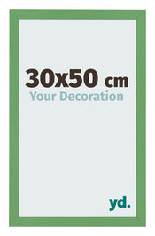 Cornice 30x50 cm Verde MDF Bologna Davanti Dimensione | Yourdecoration.it