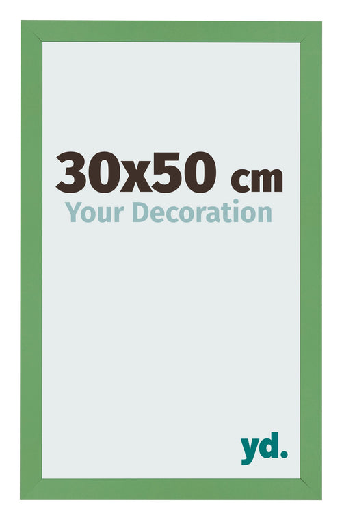 Cornice 30x50 cm Verde MDF Bologna Davanti Dimensione | Yourdecoration.it