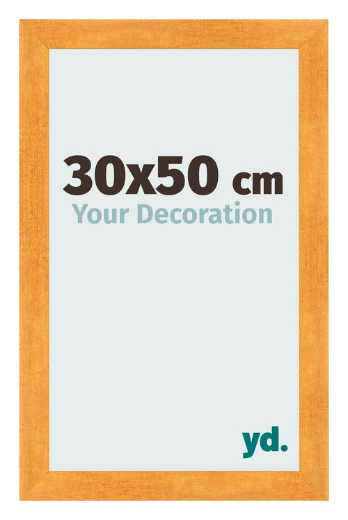 Cornice 30x50cm Arancione MDF Pisa Davanti Dimensione | Yourdecoration.it