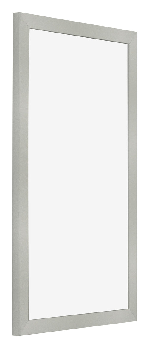 Cornice 30x50cm Argento Opaco MDF Bologna Davanti Obliquo | Yourdecoration.it