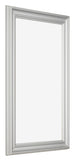 Cornice 30x50cm Argento Opaco MDF Lazio Davanti Obliquo | Yourdecoration.it
