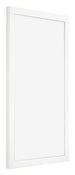 Cornice 30x50cm Bianco Lucente MDF Bologna Davanti Obliquo | Yourdecoration.it