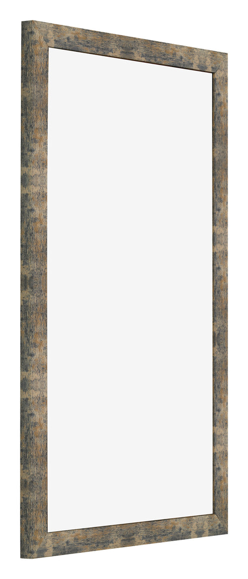 Cornice 30x50cm Blu Oro Fondente MDF Bologna Davanti Obliquo | Yourdecoration.it