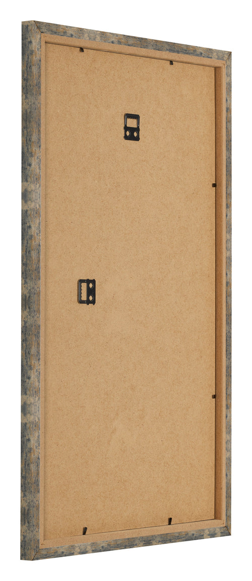 Cornice 30x50cm Blu Oro Fondente MDF Bologna Retro Obliquo | Yourdecoration.it