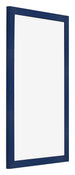 Cornice 30x50cm Blu Scuro Spazzato MDF Bologna Davanti Obliquo | Yourdecoration.it
