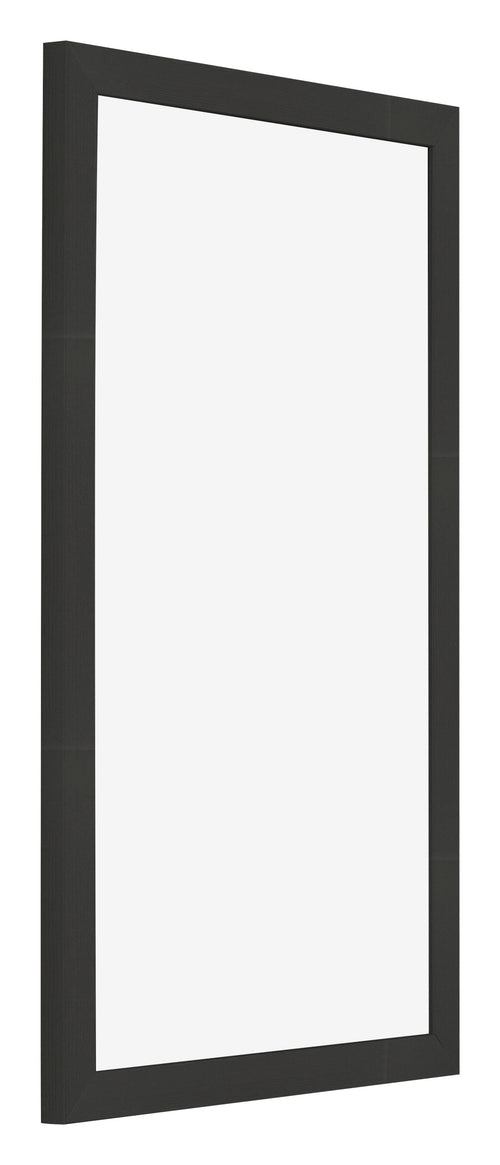 Cornice 30x50cm Grana Di Legno Nero MDF Bologna Davanti Obliquo | Yourdecoration.it