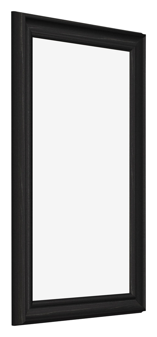 Cornice 30x50cm Grana Di Legno Nero MDF Lazio Davanti Obliquo | Yourdecoration.it