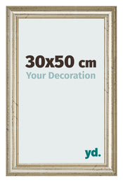 Cornice 30x50cm Lucentezza Metallica MDF Lazio Davanti Dimensione | Yourdecoration.it